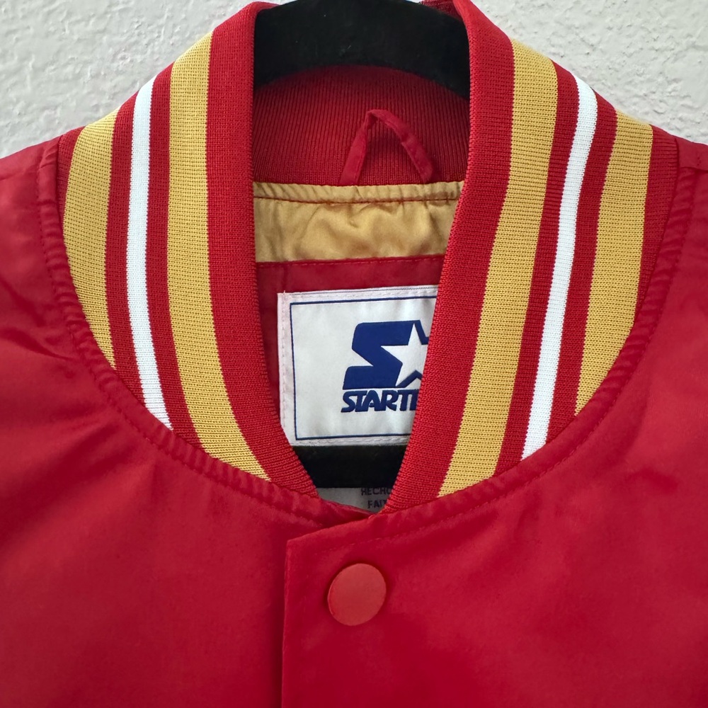 STARTER Red and Gold NFL San Francisco 49ers Jacket - Picture 7 of 10